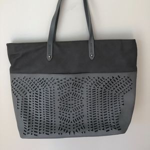 Stella and Dot Gray Tote Bag